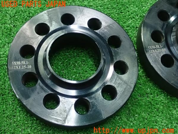 3UPJ=25620971]アルファロメオ 147 GTA(937AXL)社外 ワイドトレッドスペーサー① 20mm PCD98 5穴 M12×P1.25 中古_m1
