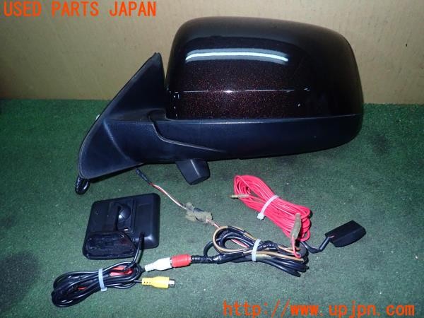 3UPJ=25650036]ジープグランドチェロキー(WK57A)純正 左ドアミラー 社外 サイドモニター付き 中古_m1