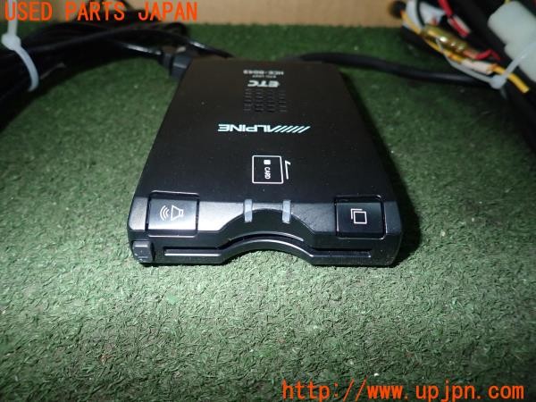 3UPJ=25650503]ジープグランドチェロキー(WK57A)ALPINE アルパイン HCE-B043 ETC車載器 中古_m1
