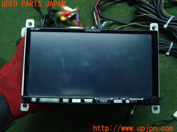 3UPJ=25650504]ジープグランドチェロキー(WK57A)ALPINE アルパイン VIE-X08V HDDナビ 2014年度版 中古_m1