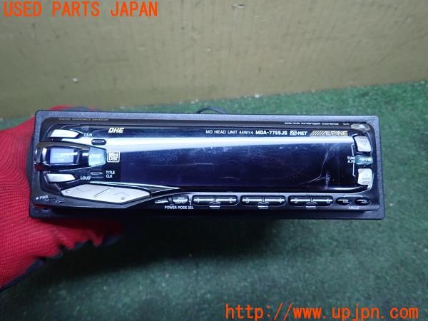 3UPJ=25710518]BMW Z3(CL20 E36/7)後期 LCI ALPINE アルパイン MDA-7755JS MDプレーヤー 中古_m1