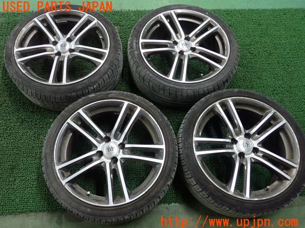 3UPJ=25720918]ロードスター VS(NB8C)後期 LEHRMEISTER レアマイスター ホイール 17×7J +40 PCD100 4穴 4本 中古_m0