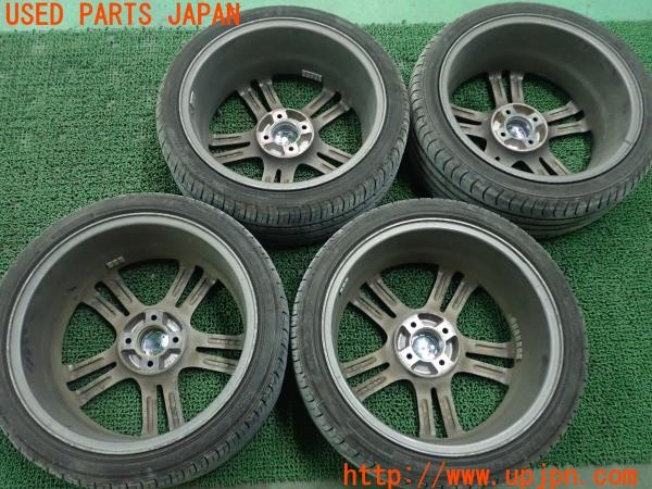 3UPJ=25720918]ロードスター VS(NB8C)後期 LEHRMEISTER レアマイスター ホイール 17×7J +40 PCD100 4穴 4本 中古_m1