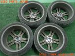3UPJ=25720918]ロードスター VS(NB8C)後期 LEHRMEISTER レアマイスター ホイール 17×7J +40 PCD100 4穴 4本 中古_s1
