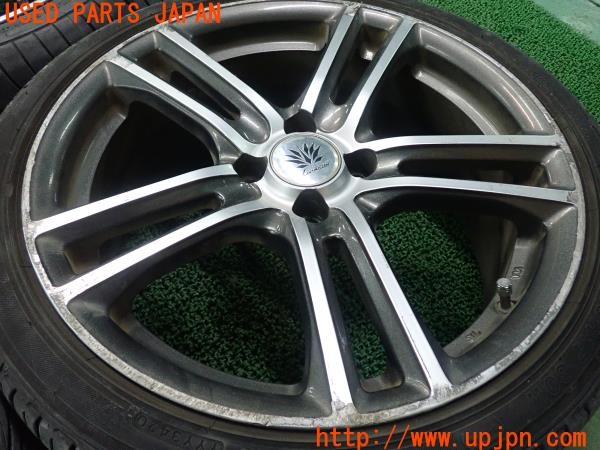 3UPJ=25720918]ロードスター VS(NB8C)後期 LEHRMEISTER レアマイスター ホイール 17×7J +40 PCD100 4穴 4本 中古_m2