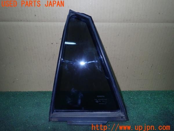3UPJ=25760012]ハリアー(ZSU60W)前期 純正 左リアドアガラス 中古_m0