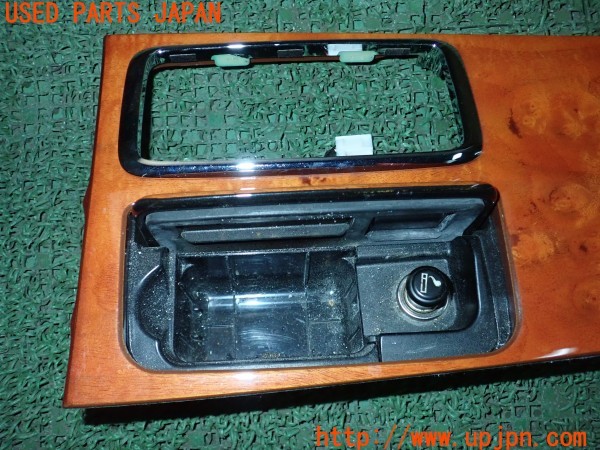 3UPJ=25820645]セルシオ(UCF31)前期 純正 木目調パネル オーディオパネル シフトパネル エアコン吹出しパネル 中古_m4