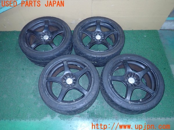 3UPJ=25840919]RX-8 TypeS (SE3P)前期 ENKEI エンケイ RP03 ホイール 18×8.5J +30 9.5J +38 PCD114.3 5穴 4本 中古_m0