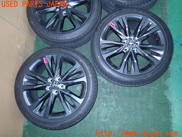 3UPJ=25850918]カローラツーリング ハイブリッド WxB(ZWE219W)純正 タイヤホイール 17×7.5J +50 PCD100 5穴 4本 中古_m1