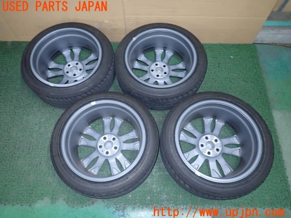 3UPJ=25850918]カローラツーリング ハイブリッド WxB(ZWE219W)純正 タイヤホイール 17×7.5J +50 PCD100 5穴 4本 中古_m3