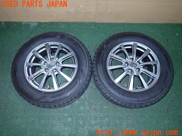 3UPJ=25850962]カローラツーリング ハイブリッド WxB(ZWE219W)YFC ワイエフシー GRASS ZX ホイール 15×6J +43 PCD100 5穴 2本 中古_m0
