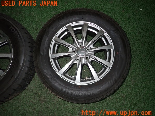 3UPJ=25850962]カローラツーリング ハイブリッド WxB(ZWE219W)YFC ワイエフシー GRASS ZX ホイール 15×6J +43 PCD100 5穴 2本 中古_m2