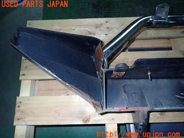 3UPJ=25870048]ジープラングラー(JK38S)社外 フロントバンパー スチール製 LEDライトバー付き 中古_m3