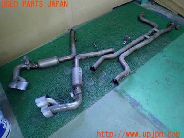 3UPJ=25900152]ポルシェ カイエン ターボ(9PAM4851A 957型)TECHART テックアート マフラー 中古_m0