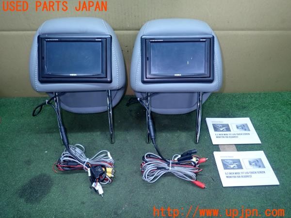 3UPJ=25900562]ポルシェ カイエン ターボ(9PAM4851A 957型)NESA NSM-6209T ヘッドレストモニター 6.2インチ ジャンク_m0