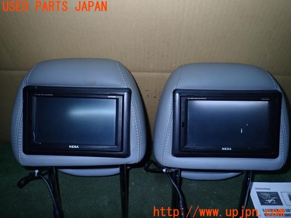 3UPJ=25900562]ポルシェ カイエン ターボ(9PAM4851A 957型)NESA NSM-6209T ヘッドレストモニター 6.2インチ ジャンク_m1