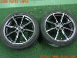 3UPJ=25990918]ロードスター(ND5RC)前期 純正 ホイール2本 17×7J +45 PCD100 4穴 中古_s0
