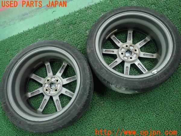 3UPJ=25990918]ロードスター(ND5RC)前期 純正 ホイール2本 17×7J +45 PCD100 4穴 中古_m1