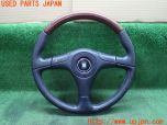 3UPJ=26110617]GTO(Z16A)前期 NARDI ナルディ Z5 マホガニーウッド ブラックレザー ステアリング 360mm 中古_s0