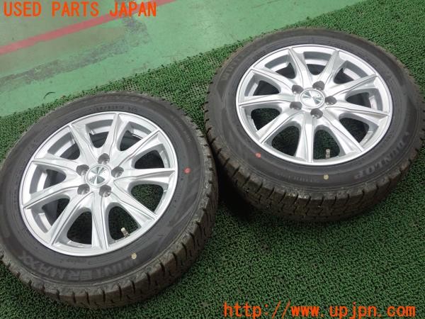 3UPJ=26150916]シエンタ ハイブリッド(NHP170G)DUNLOP ダンロップ タイヤホイール DUFACT デュファクト 15×6J +45 PCD100 5穴 2本 中古_m0