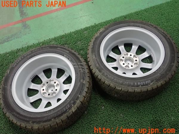 3UPJ=26150916]シエンタ ハイブリッド(NHP170G)DUNLOP ダンロップ タイヤホイール DUFACT デュファクト 15×6J +45 PCD100 5穴 2本 中古_m1
