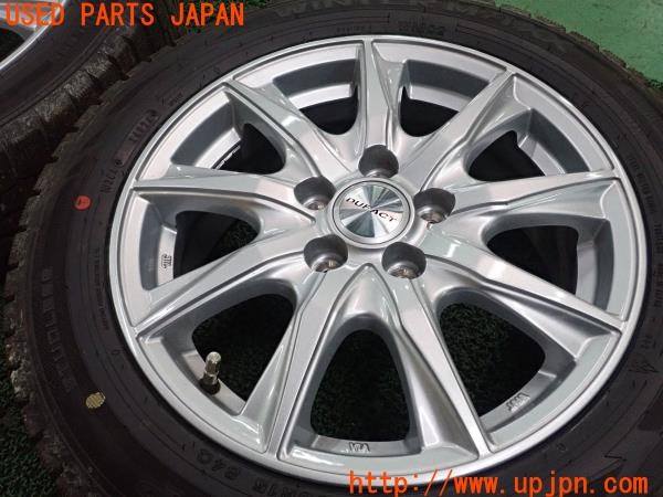 3UPJ=26150916]シエンタ ハイブリッド(NHP170G)DUNLOP ダンロップ タイヤホイール DUFACT デュファクト 15×6J +45 PCD100 5穴 2本 中古_m3
