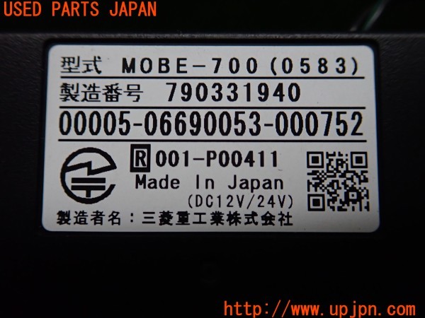 3UPJ=26160503]ジープラングラー スポーツ(TJ40S)三菱重工 MOBE-700 ETC車載器 中古_m3