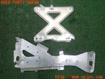 3UPJ=26210700]ロードスター(ND5RC)前期 純正 トンネルブレースバー アルミ ボディ補強 アンダーブレース 2点セット 中古_s0