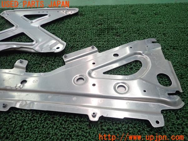 3UPJ=26210700]ロードスター(ND5RC)前期 純正 トンネルブレースバー アルミ ボディ補強 アンダーブレース 2点セット 中古_m3