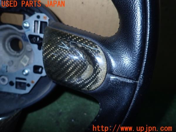 3UPJ=26230617]BMW ミニ ジョンクーパーワークス(MFJCW R56)純正 ステアリング カーボンカバー付き 中古_m2