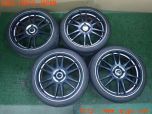 3UPJ=26230919]BMW ミニ ジョンクーパーワークス(MFJCW R56)Advanti VIGOROSO N948M ホイール 18×7.5J +48 PCD100 4穴 4本 中古_s0