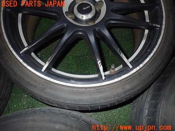 3UPJ=26230919]BMW ミニ ジョンクーパーワークス(MFJCW R56)Advanti VIGOROSO N948M ホイール 18×7.5J +48 PCD100 4穴 4本 中古_m2