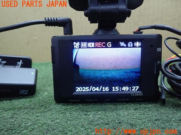 3UPJ=26290579]クラウンハイブリッド アスリートG リボーン ピンク(AWS210)COMTEC コムテック TZ-DR210 ドライブレコーダー 中古_m4