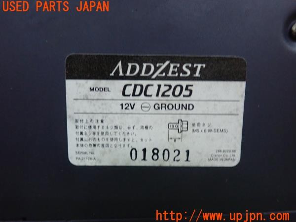 3UPJ=26310501]ランクル80(HDJ81V)後期 ADDZEST アゼスト CDC1205 CDチェンジャー 12連奏 中古_m4