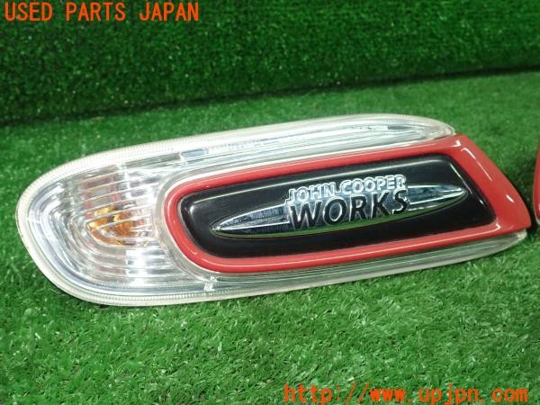 3UPJ=26320514]BMW ミニ(MINI)ジョンクーパーワークス(JCW F56)純正 サイドスカットル ウィンカーレンズ サイドマーカー 左右 中古_m1