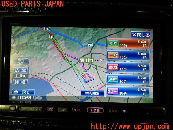3UPJ=26430504]フェアレディZ(HZ33)前期 ALPINE アルパイン VIE-X08V HDDナビ 2012年度版 中古_m4