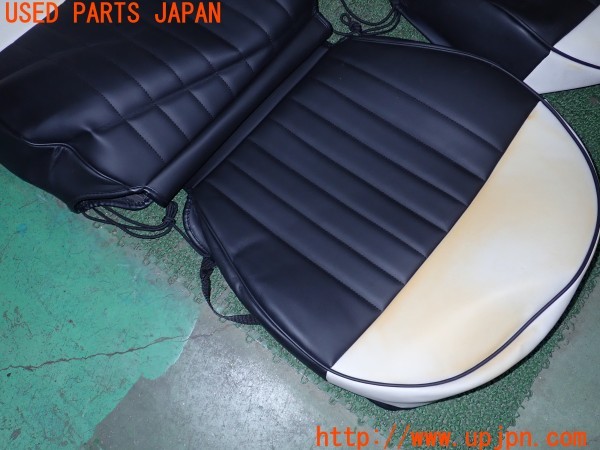 3UPJ=26550608]フィアット500 ツインエア ドルチェヴィータ(31209)社外 シートカバー 中古_m2