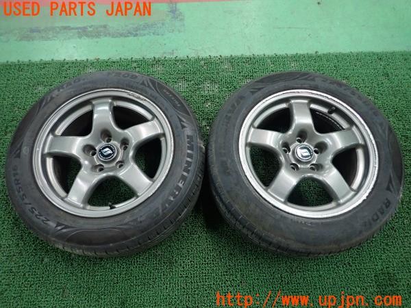 3UPJ=26560917]スカイライン(HR34)前期 純正 R32 ホイール2本 16×8JJ +30 PCD114.3 5穴 中古_m0