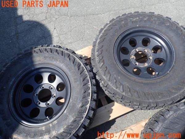 3UPJ=26570904]ハイラックスサーフ(RZN185W)前期 社外 タイヤホイール 16×8J ±0 PCD139.7 6穴 4本 中古_m1