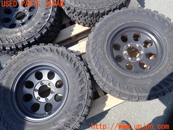 3UPJ=26570904]ハイラックスサーフ(RZN185W)前期 社外 タイヤホイール 16×8J ±0 PCD139.7 6穴 4本 中古_m2