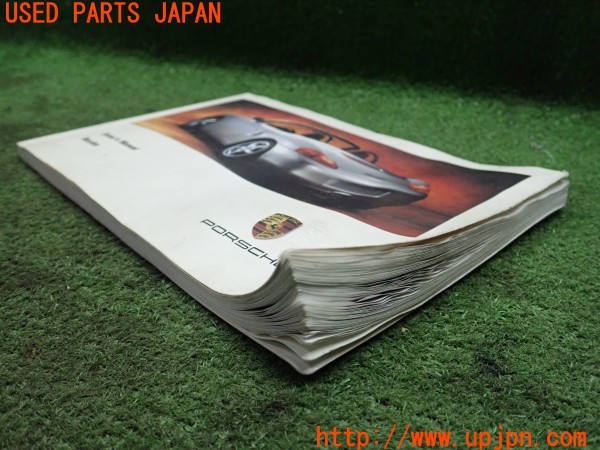 3UPJ=26600802]ポルシェ ボクスター(986K)取扱説明書 取説 車両マニュアル 中古_m3