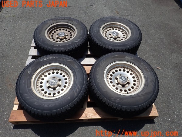 3UPJ=26610917]ハイラックスサーフ(RZN185W)前期 BRIDGESTONE ブリヂストン BERG D ホイール 16×8JJ ±0 PCD139.7 6穴 4本 中古_m0