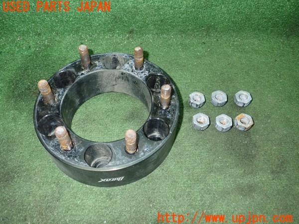 3UPJ=26610971]ハイラックスサーフ(RZN185W)前期 Durax デュラックス 50mm PCD139.7 6穴 M12×P1.5 ワイドトレッドスペーサー 1枚 中古_m0