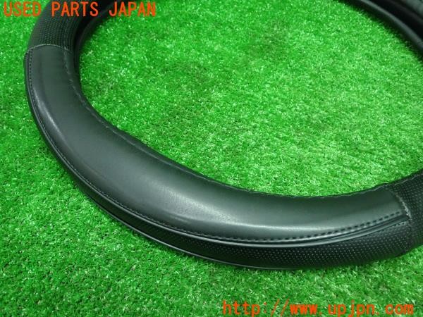 3UPJ=26660001]スペーシア カスタムHV XSターボ(MK53S)社外 ステアリングカバー ハンドルカバー 37X9.5 GHD-D001 中古_m3