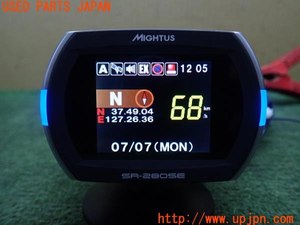 3UPJ=26710575]ヴェルファイア(ANH20W)CellAuto セルオート MIGHTUS SR-280SE レーダー探知機 中古_m4