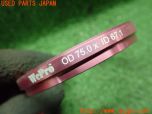 3UPJ=26830001]ランサーエボリューションIX MR(CT9A)WEPRO ハブリング 75mm 67.1mm 中古_s4