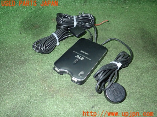3UPJ=26830503]ランサーエボリューションIX MR(CT9A)三菱電機 ミツビシ EP-9U76 ETC車載器 中古_m0