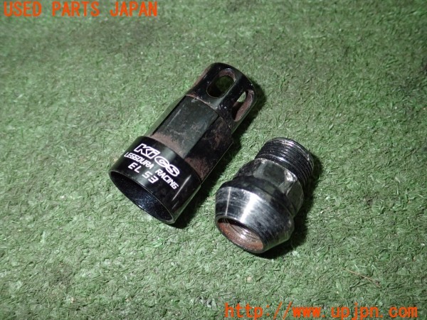 3UPJ=26830967]ランサーエボリューションIX MR(CT9A)Kics キックス LEGGDURA RACING EL53 ホイールナット M12×P1.5 中古_m3