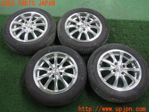 3UPJ=26860915]エブリイ JOIN(DA17V DA64V型)Weds ウェッズ LEONIS レオニス H108 タイヤホイール 14×4.5J +45 PCD100 4穴 4本 中古_m0