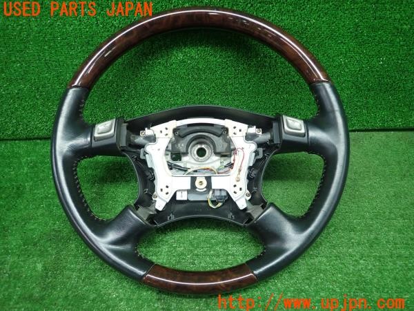 3UPJ=26970617]ステージア 25RS(WGC34)後期 純正 ステアリング 390mm 中古_m0